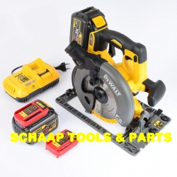 54V XR Flexvolt cirkelzaag zaagdiepte 61 mm brushless met 2x 6.0Ah accu's en snellader | DCS576T2-QW
